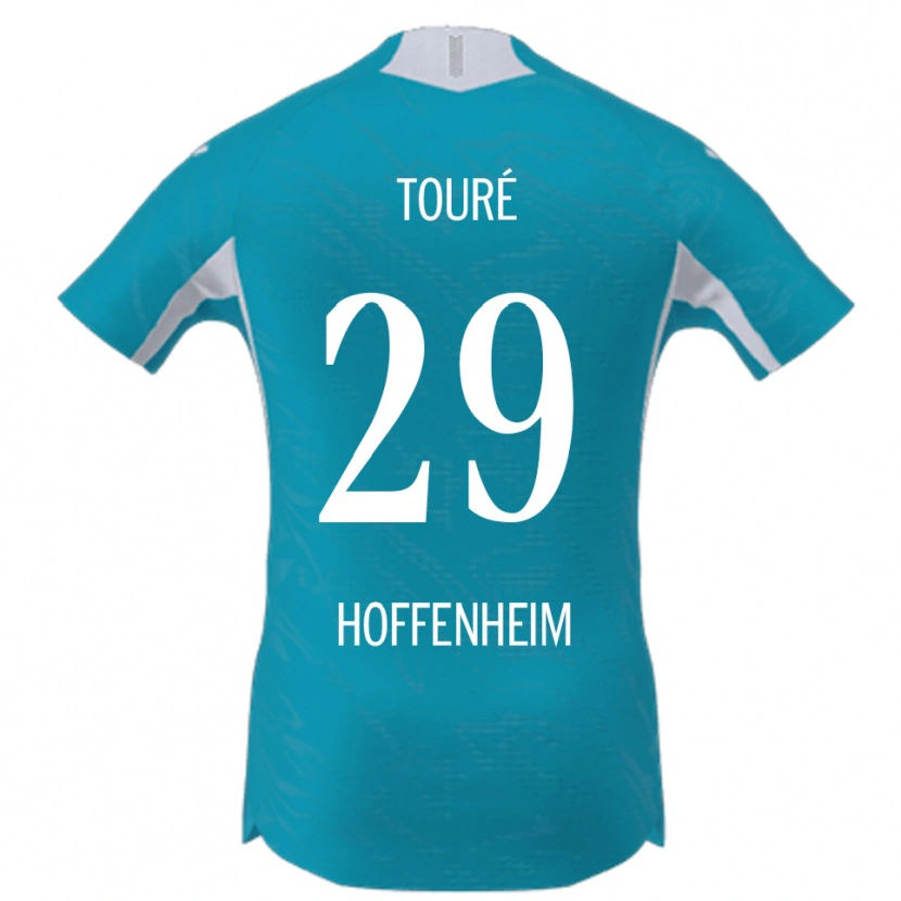 Danxen Män Bazoumana Touré #29 Himmelsblå Bortatröja Matchtröjor 2025/26 Tröjor T-Tröja