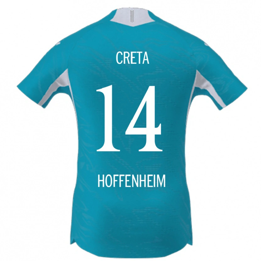 Danxen Män David Creța #14 Himmelsblå Bortatröja Matchtröjor 2025/26 Tröjor T-Tröja