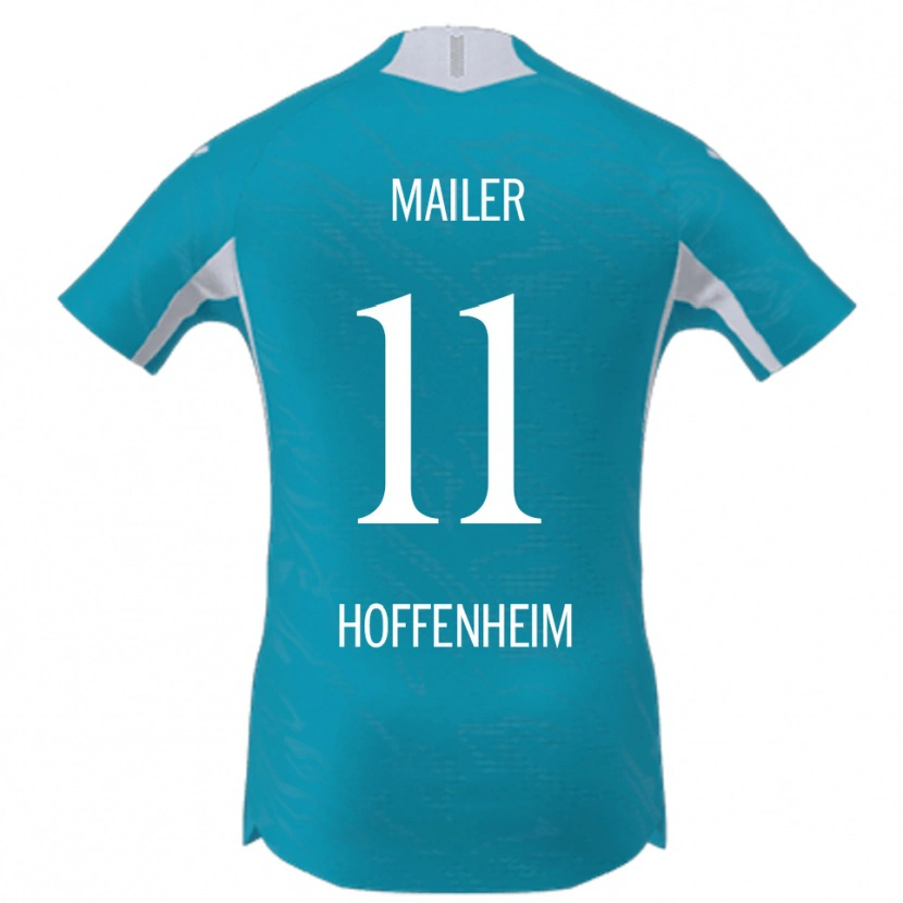 Danxen Män Emanuele Mailer #11 Himmelsblå Bortatröja Matchtröjor 2025/26 Tröjor T-Tröja