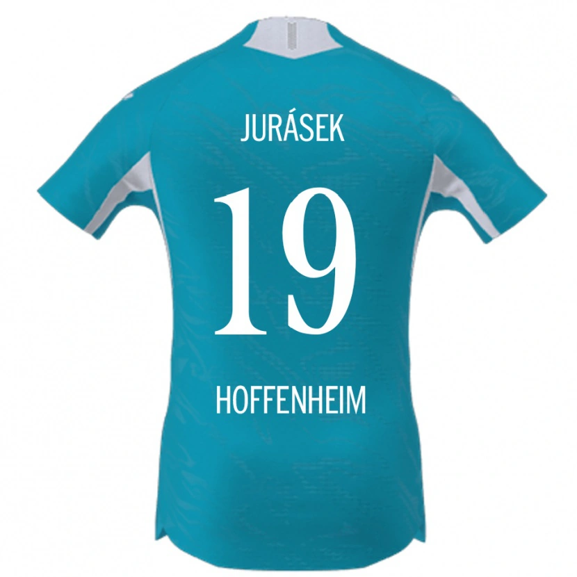 Danxen Män David Jurásek #19 Himmelsblå Bortatröja Matchtröjor 2025/26 Tröjor T-Tröja