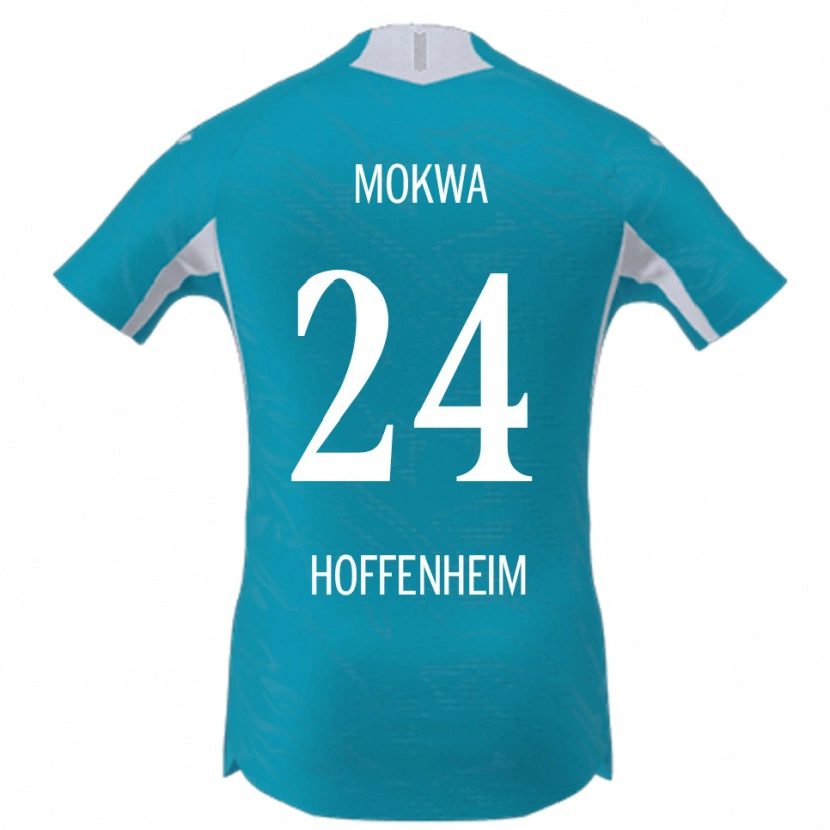 Danxen Män David Mokwa #24 Himmelsblå Bortatröja Matchtröjor 2025/26 Tröjor T-Tröja