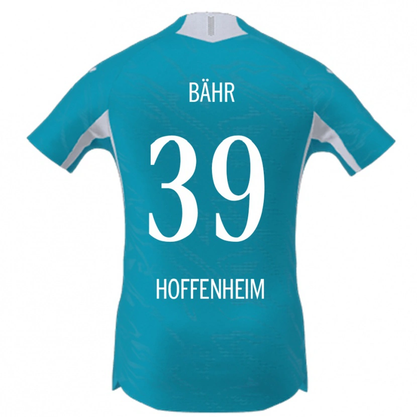 Danxen Män Florian Bähr #39 Himmelsblå Bortatröja Matchtröjor 2025/26 Tröjor T-Tröja