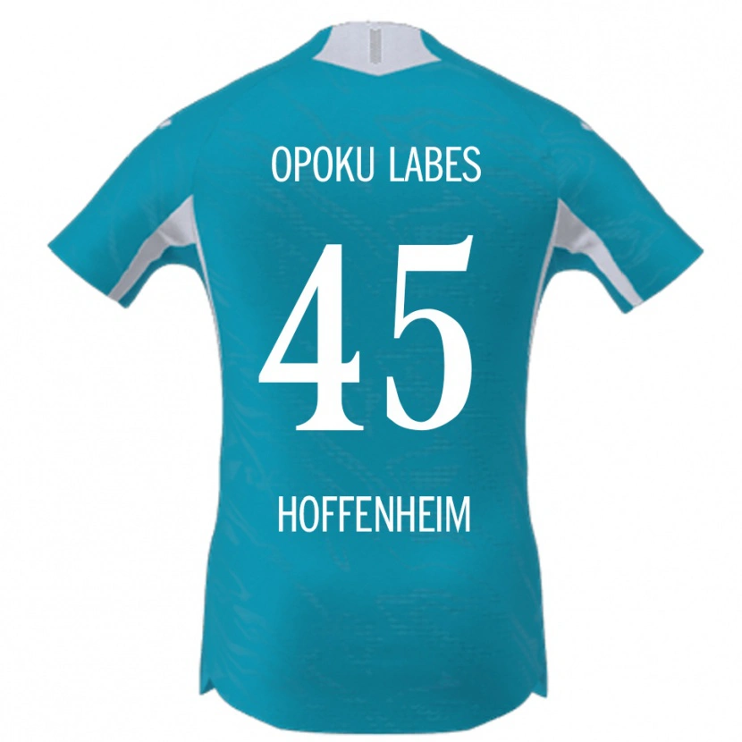 Danxen Män Ben Opoku Labes #45 Himmelsblå Bortatröja Matchtröjor 2025/26 Tröjor T-Tröja