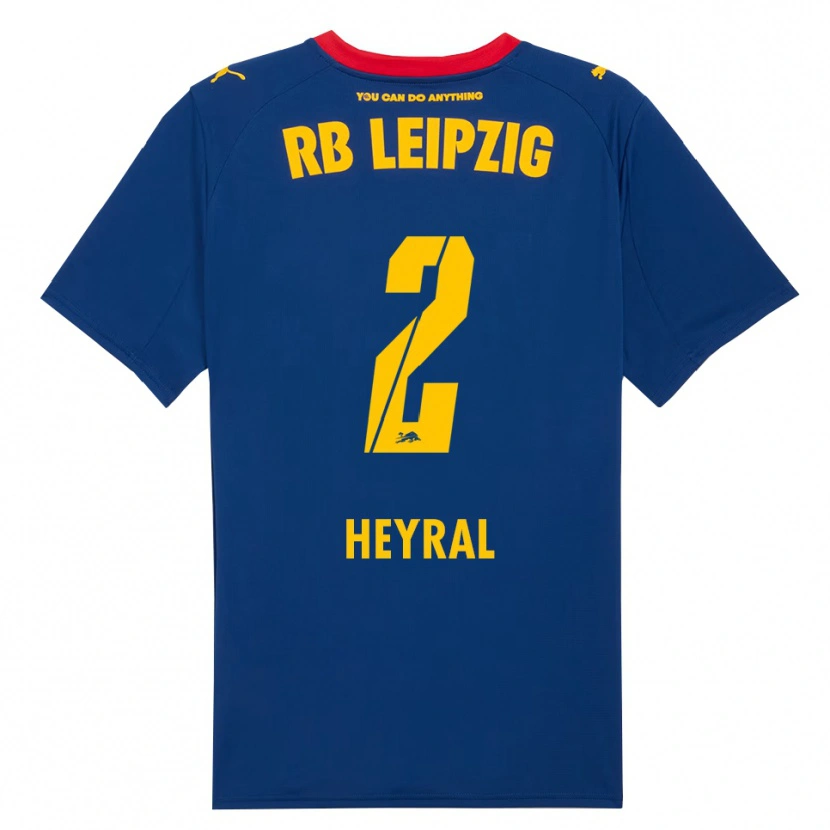 Danxen Män Neo Heyral #2 Marinblå Röd Bortatröja Matchtröjor 2025/26 Tröjor T-Tröja