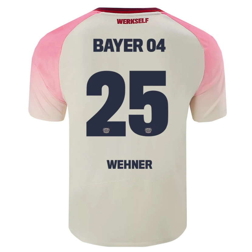 Danxen Män Luca Wehner #25 Rosa Off-White Bortatröja Matchtröjor 2025/26 Tröjor T-Tröja