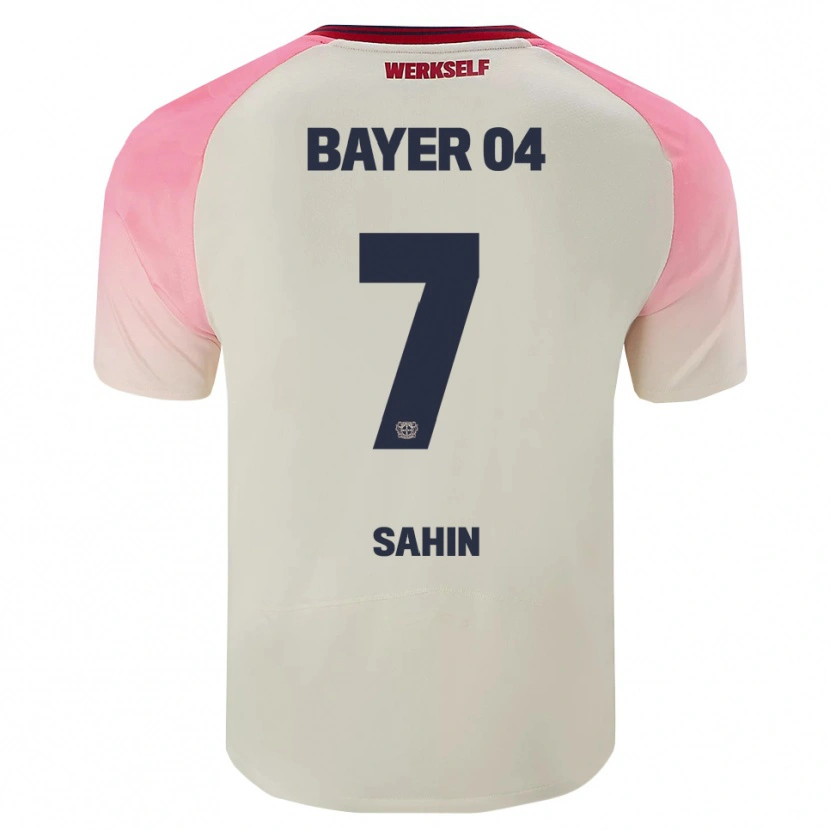 Danxen Män Batuhan Sahin #7 Rosa Off-White Bortatröja Matchtröjor 2025/26 Tröjor T-Tröja