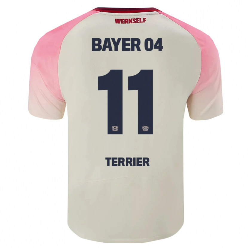 Danxen Män Martin Terrier #11 Rosa Off-White Bortatröja Matchtröjor 2025/26 Tröjor T-Tröja