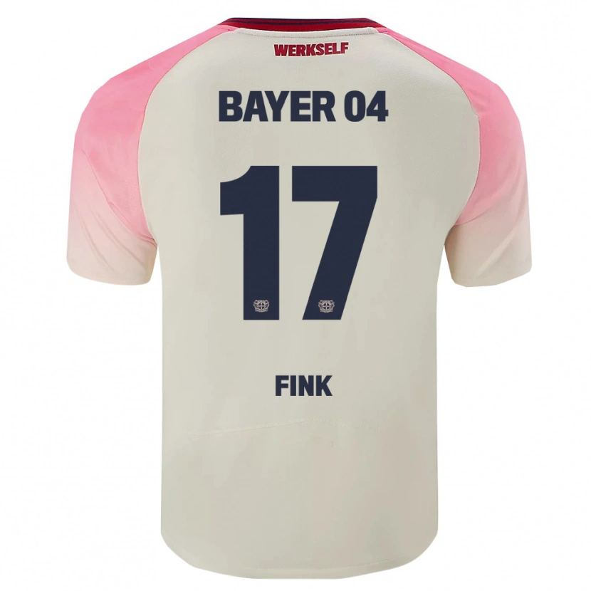 Danxen Män Felix Fink #17 Rosa Off-White Bortatröja Matchtröjor 2025/26 Tröjor T-Tröja