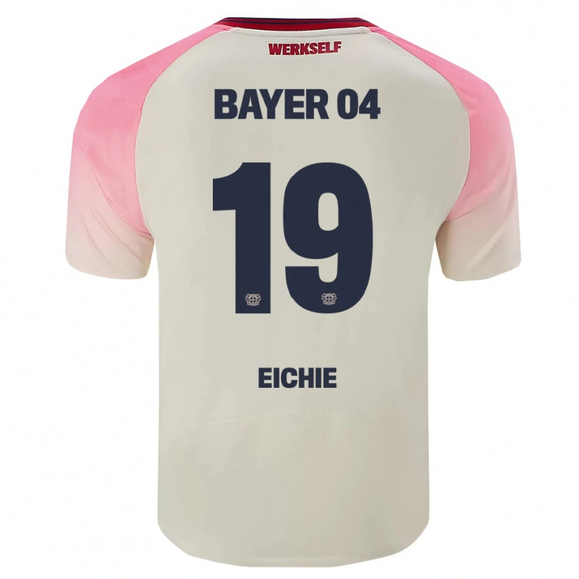 Danxen Män Isaiah Eichie #19 Rosa Off-White Bortatröja Matchtröjor 2025/26 Tröjor T-Tröja