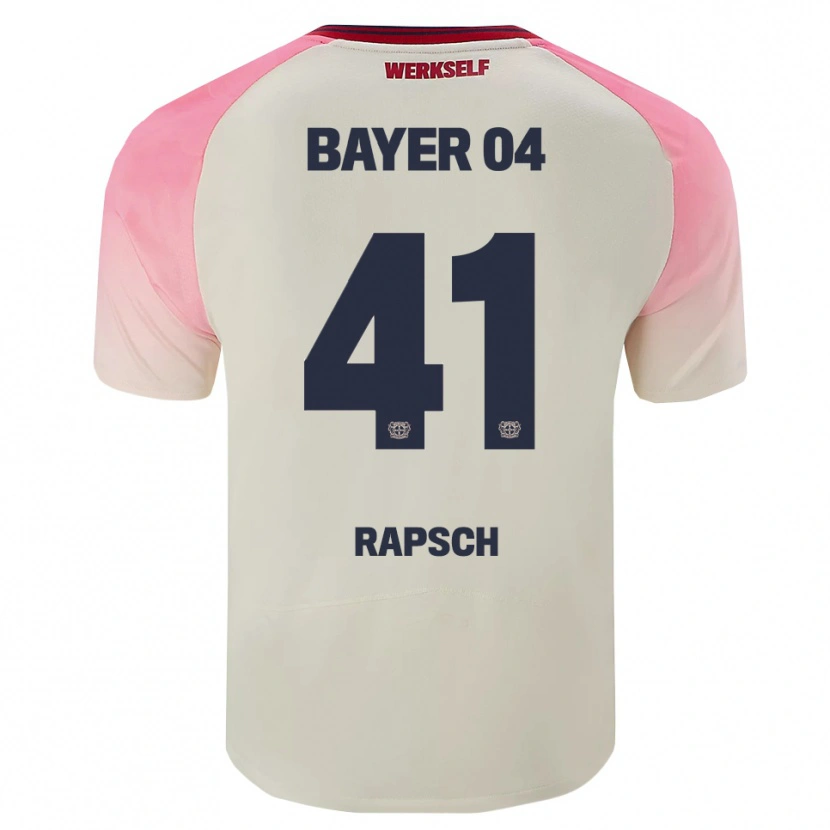 Danxen Män Simeon Rapsch #41 Rosa Off-White Bortatröja Matchtröjor 2025/26 Tröjor T-Tröja