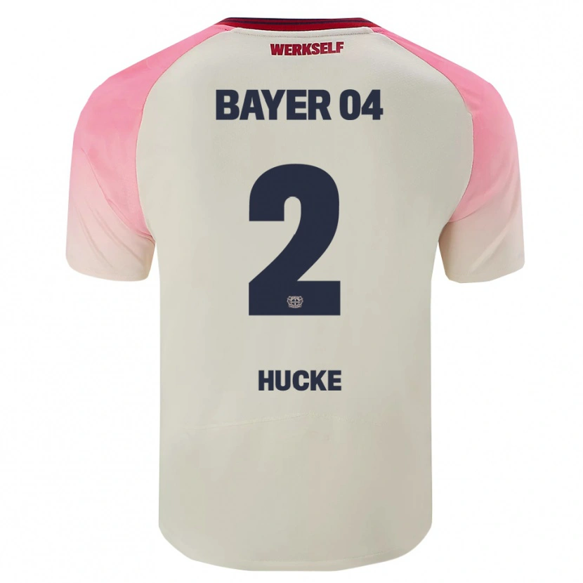 Danxen Män Luan Hucke #2 Rosa Off-White Bortatröja Matchtröjor 2025/26 Tröjor T-Tröja
