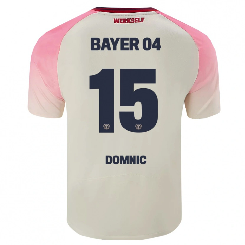 Danxen Män Nebe-Sirak Domnic #15 Rosa Off-White Bortatröja Matchtröjor 2025/26 Tröjor T-Tröja
