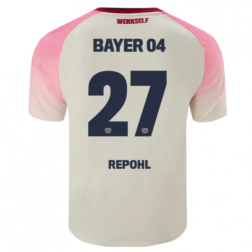 Danxen Män Friederike Repohl #27 Rosa Off-White Bortatröja Matchtröjor 2025/26 Tröjor T-Tröja