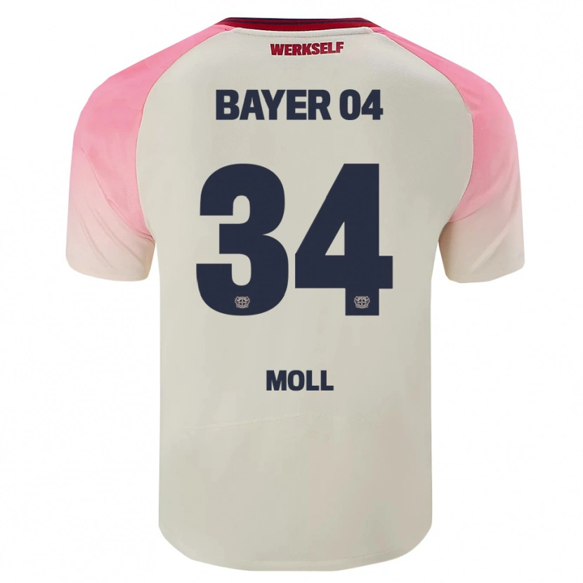 Danxen Män Anne Moll #34 Rosa Off-White Bortatröja Matchtröjor 2025/26 Tröjor T-Tröja