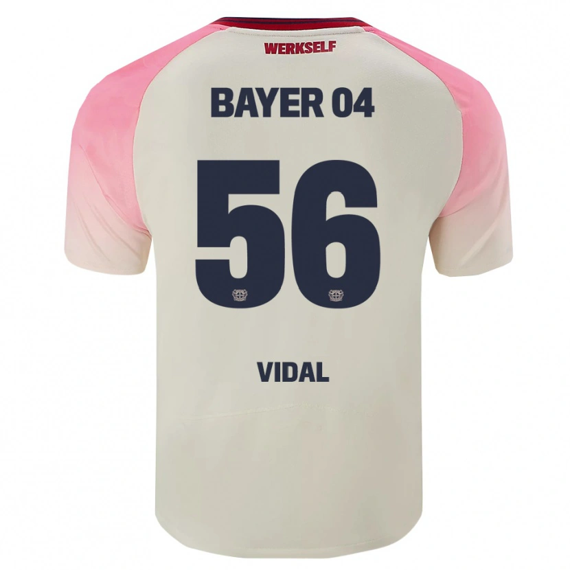 Danxen Män Juliette Vidal #56 Rosa Off-White Bortatröja Matchtröjor 2025/26 Tröjor T-Tröja