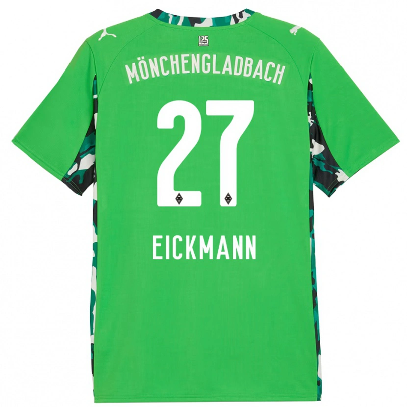 Danxen Män Mia Eickmann #27 Grön Svart Bortatröja Matchtröjor 2025/26 Tröjor T-Tröja