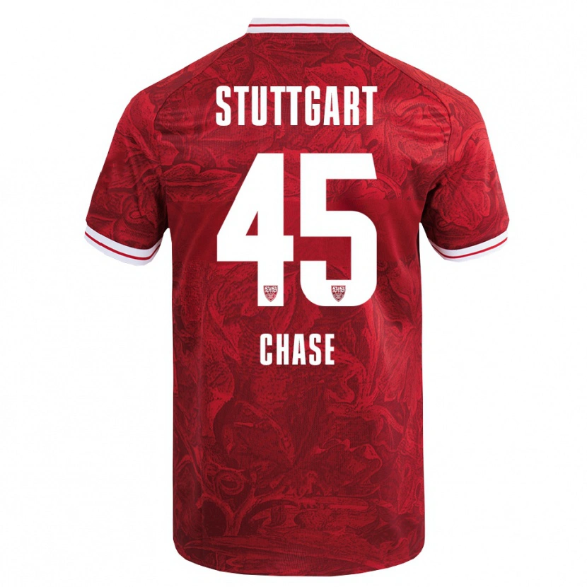 Danxen Män Anrie Chase #45 Röd Svart Bortatröja Matchtröjor 2025/26 Tröjor T-Tröja