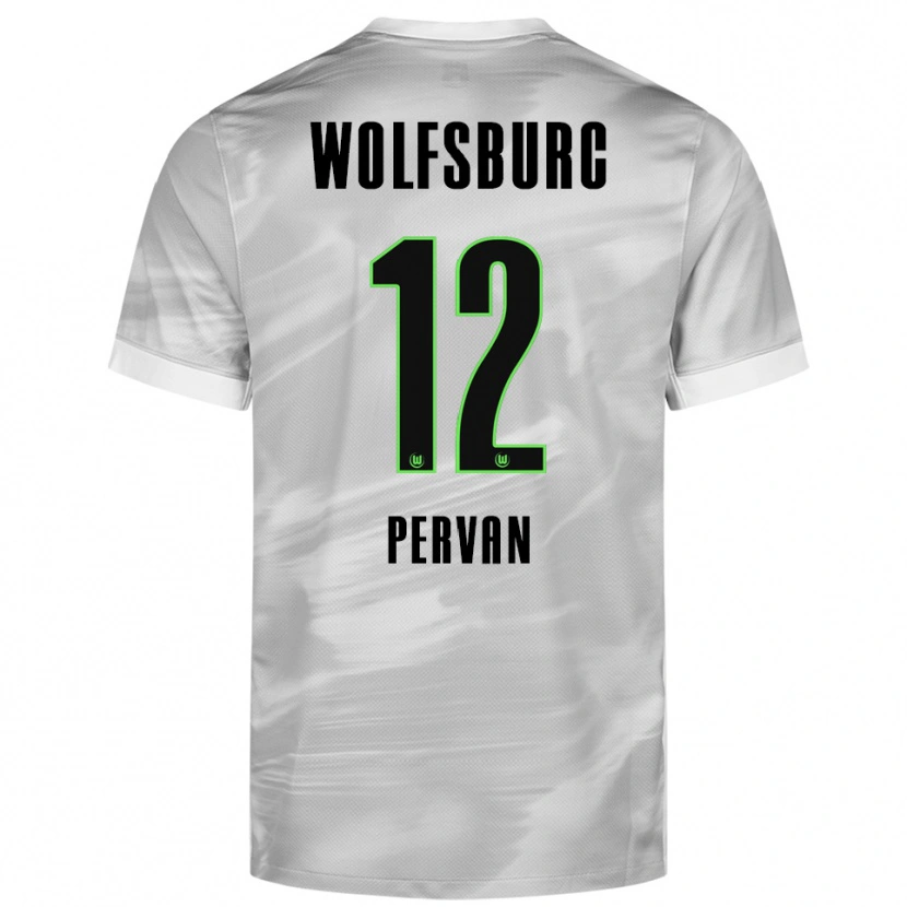 Danxen Män Pavao Pervan #12 Grå Vit Bortatröja Matchtröjor 2025/26 Tröjor T-Tröja