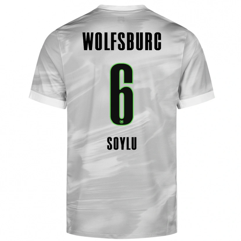 Danxen Män Darwin Soylu #6 Grå Vit Bortatröja Matchtröjor 2025/26 Tröjor T-Tröja