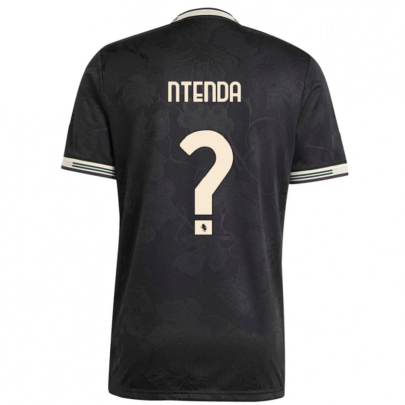 Danxen Män Jean-Claude Ntenda #0 Svart Vit Grön Tredjesatsen Matchtröjor 2025/26 Tröjor T-Tröja
