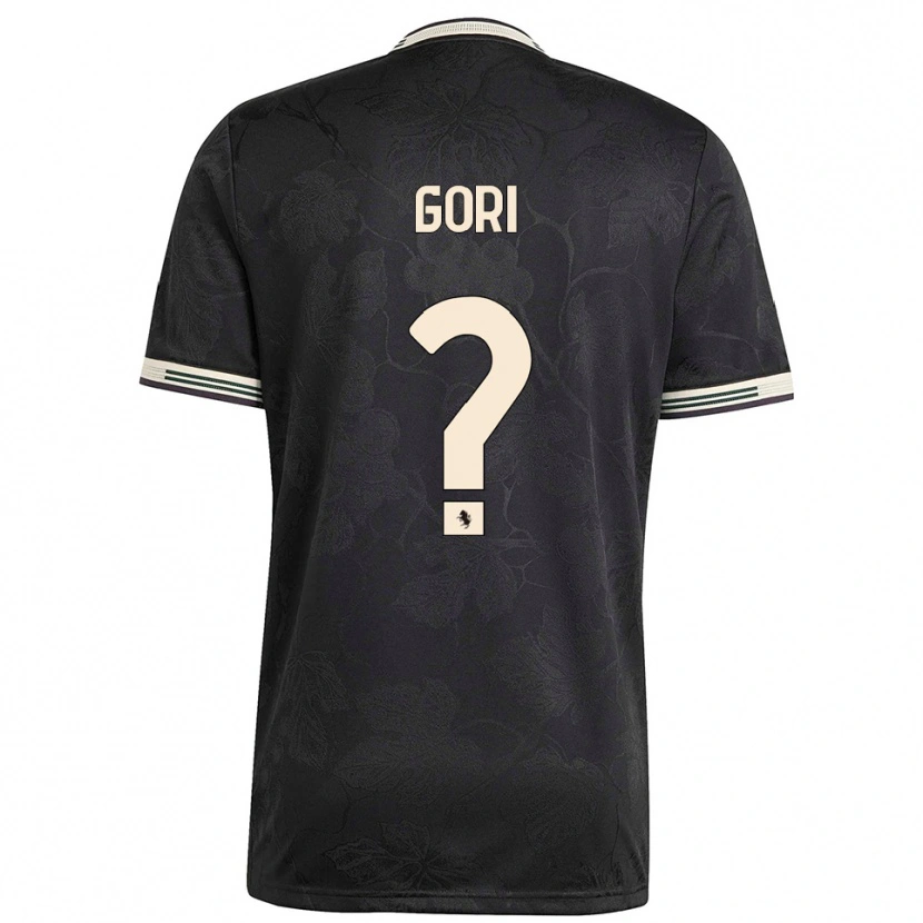 Danxen Män Stefano Gori #0 Svart Vit Grön Tredjesatsen Matchtröjor 2025/26 Tröjor T-Tröja