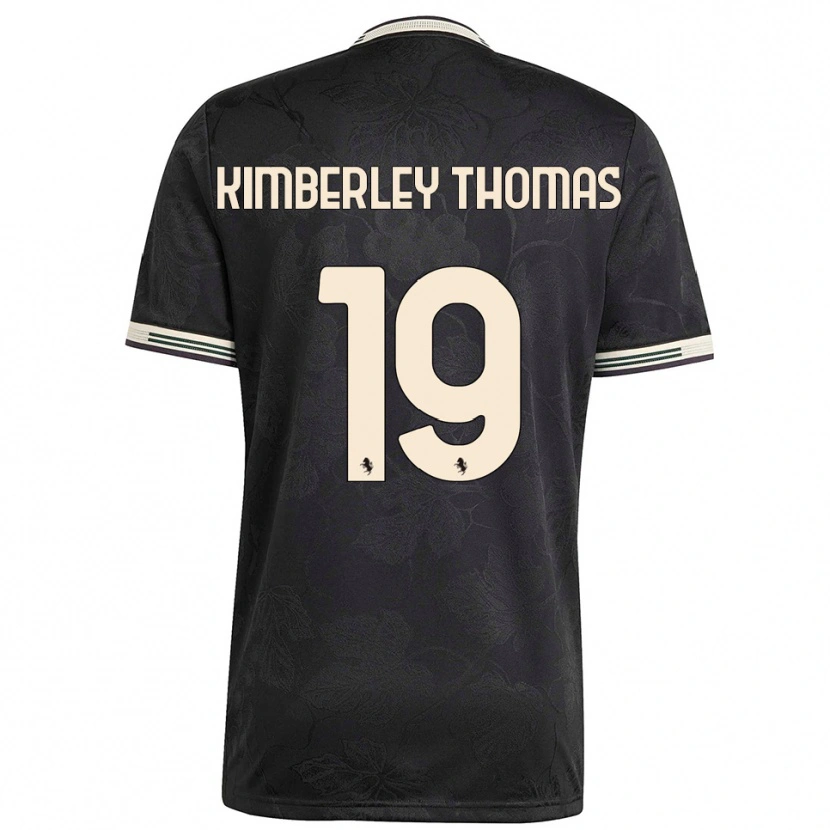 Danxen Män Lindsey Kimberley Thomas #19 Svart Vit Grön Tredjesatsen Matchtröjor 2025/26 Tröjor T-Tröja