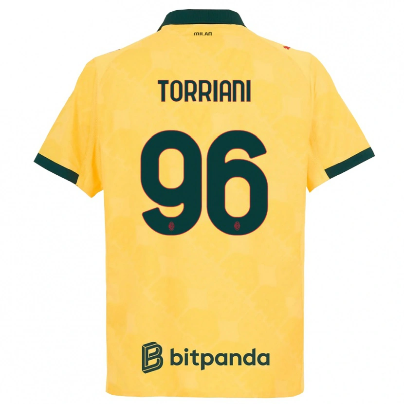 Danxen Män Lorenzo Torriani #96 Gul Svart Tredjesatsen Matchtröjor 2025/26 Tröjor T-Tröja