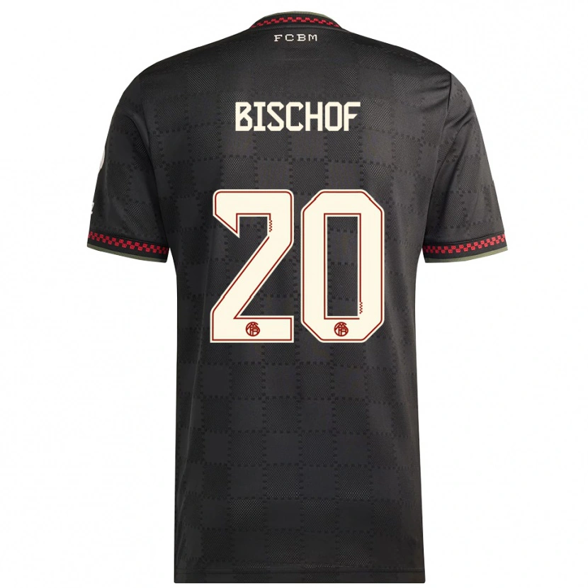 Danxen Män Tom Bischof #20 Svart Vit Tredjesatsen Matchtröjor 2025/26 Tröjor T-Tröja