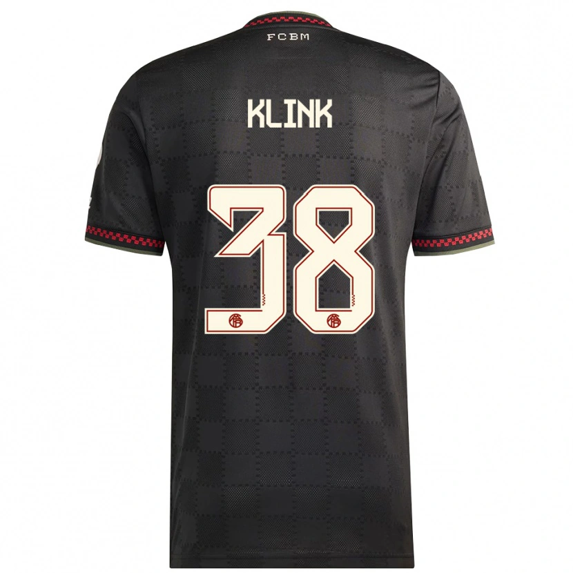 Danxen Män Anna Klink #38 Svart Vit Tredjesatsen Matchtröjor 2025/26 Tröjor T-Tröja