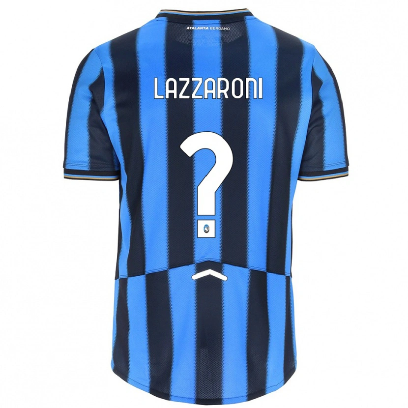 Danxen Kvinnor Andrea Lazzaroni #0 Himmelsblå Svart Hemmatröja Matchtröjor 2025/26 Tröjor T-Tröja