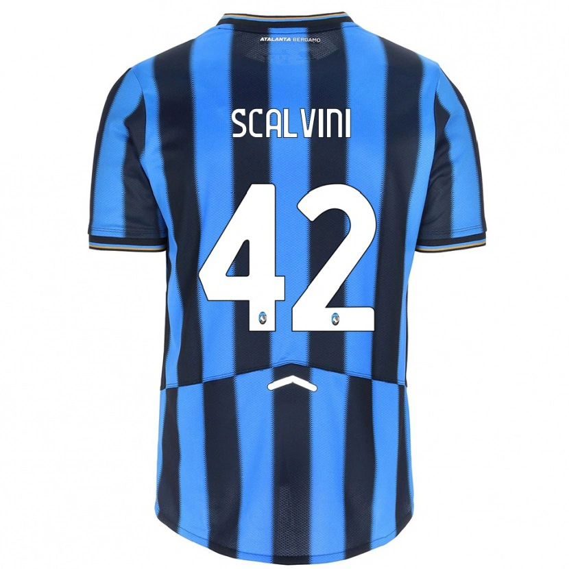 Danxen Kvinnor Giorgio Scalvini #42 Himmelsblå Svart Hemmatröja Matchtröjor 2025/26 Tröjor T-Tröja