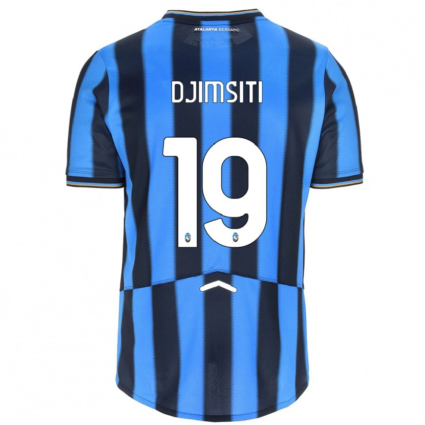 Danxen Kvinnor Berat Djimsiti #19 Himmelsblå Svart Hemmatröja Matchtröjor 2025/26 Tröjor T-Tröja