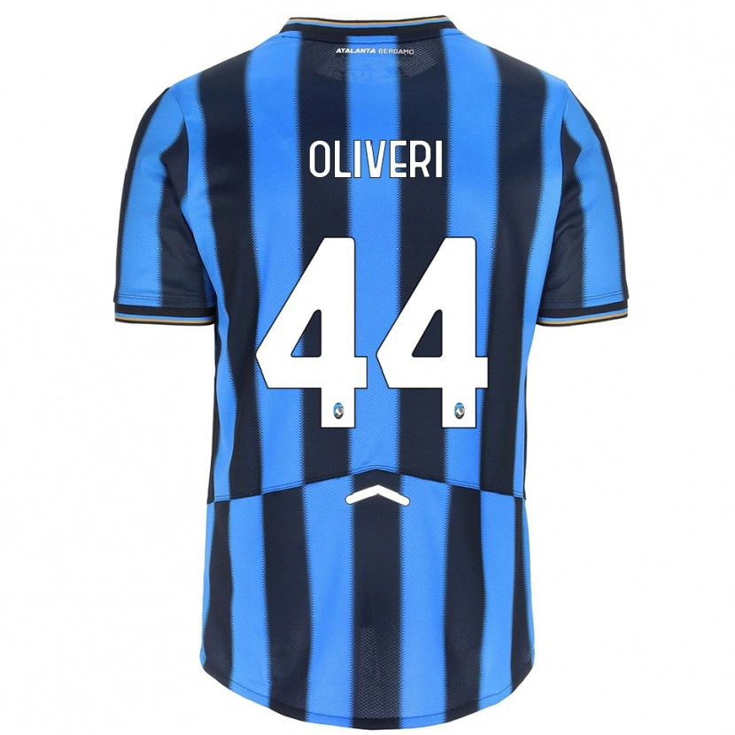 Danxen Kvinnor Andrea Oliveri #44 Himmelsblå Svart Hemmatröja Matchtröjor 2025/26 Tröjor T-Tröja