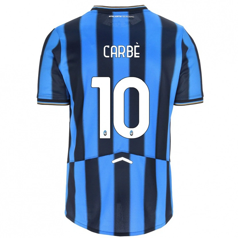 Danxen Kvinnor Alessio Carbè #10 Himmelsblå Svart Hemmatröja Matchtröjor 2025/26 Tröjor T-Tröja