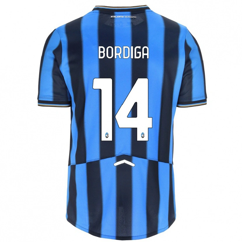 Danxen Kvinnor Michele Bordiga #14 Himmelsblå Svart Hemmatröja Matchtröjor 2025/26 Tröjor T-Tröja