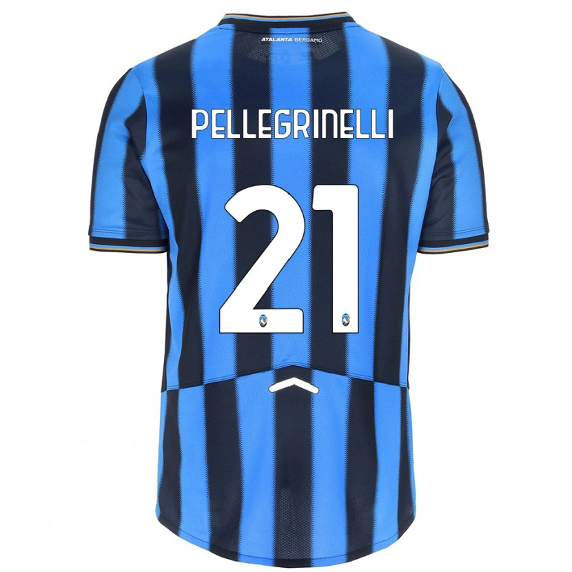 Danxen Kvinnor Giorgia Pellegrinelli #21 Himmelsblå Svart Hemmatröja Matchtröjor 2025/26 Tröjor T-Tröja