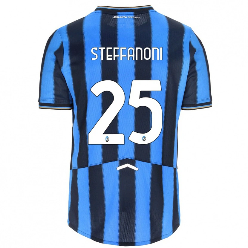 Danxen Kvinnor Federico Steffanoni #25 Himmelsblå Svart Hemmatröja Matchtröjor 2025/26 Tröjor T-Tröja