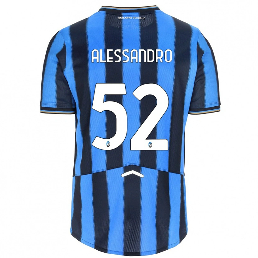 Danxen Kvinnor Alessandro Rinaldi #52 Himmelsblå Svart Hemmatröja Matchtröjor 2025/26 Tröjor T-Tröja