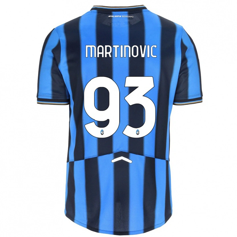 Danxen Kvinnor Melania Martinovic #93 Himmelsblå Svart Hemmatröja Matchtröjor 2025/26 Tröjor T-Tröja