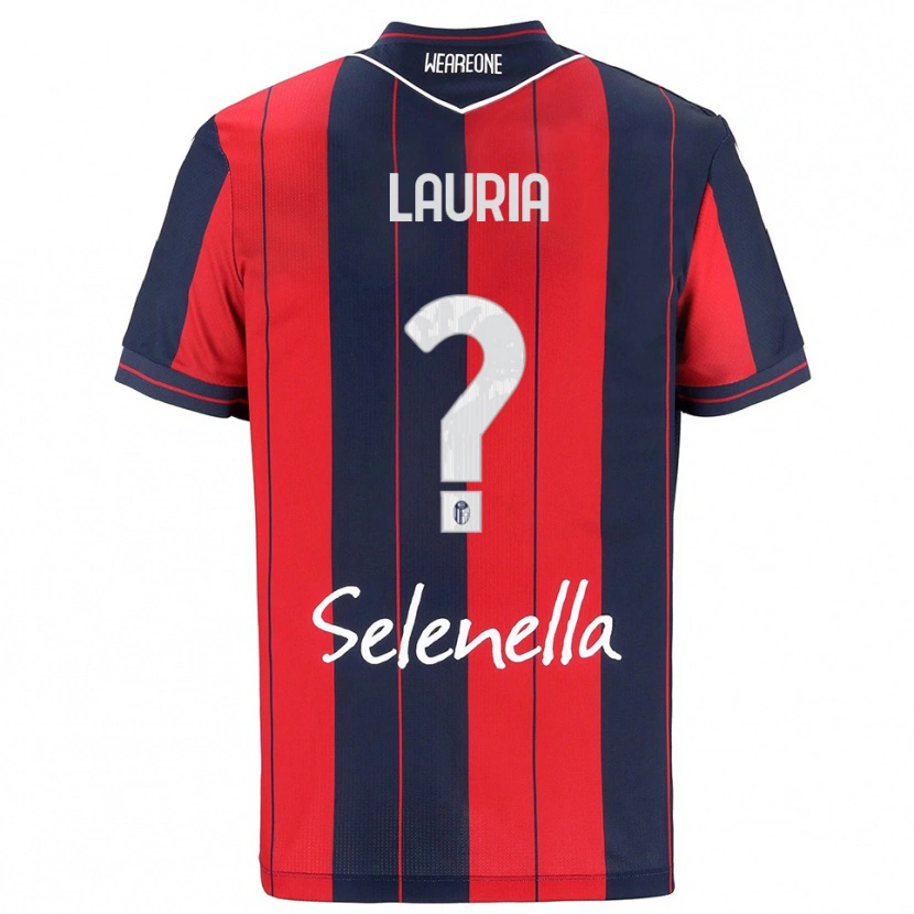 Danxen Kvinnor Nicole Lauria #0 Röd Marinblå Hemmatröja Matchtröjor 2025/26 Tröjor T-Tröja