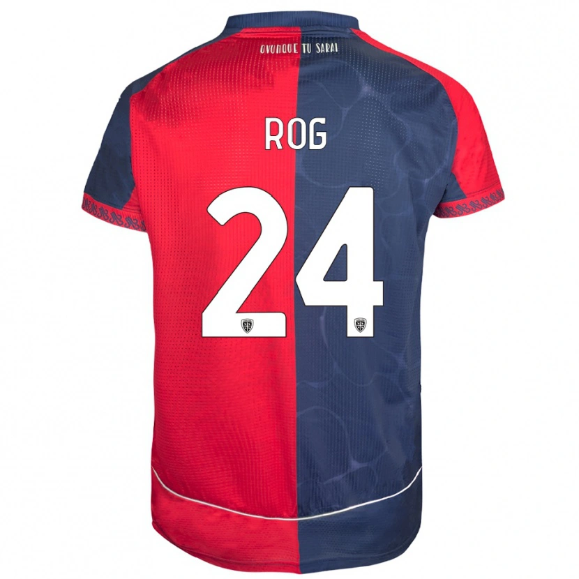 Danxen Kvinnor Marko Rog #24 Röd Marinblå Hemmatröja Matchtröjor 2025/26 Tröjor T-Tröja