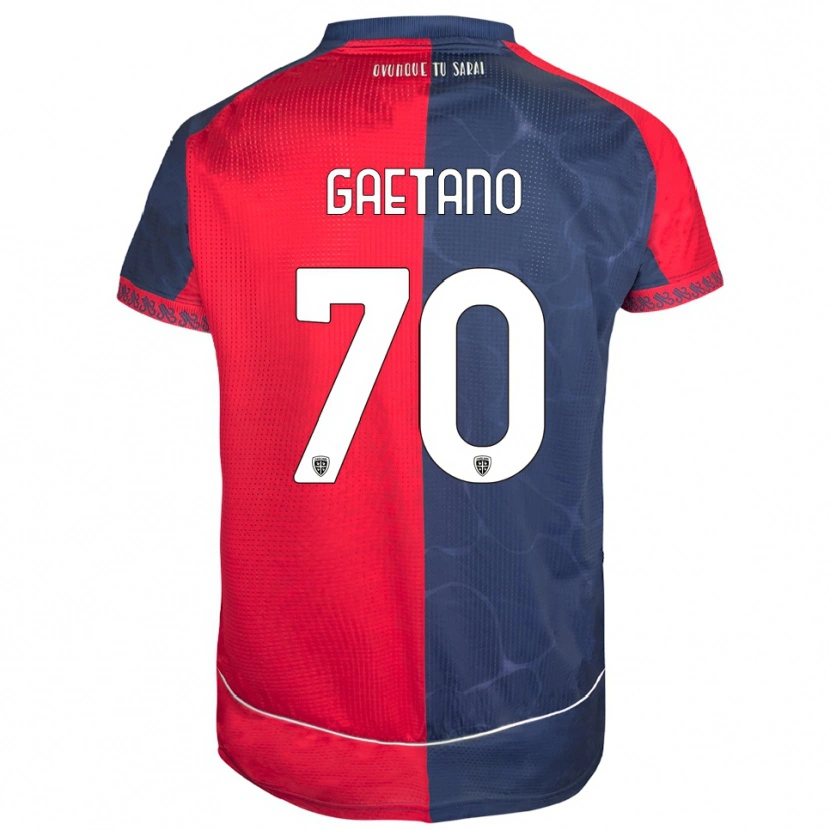 Danxen Kvinnor Gianluca Gaetano #70 Röd Marinblå Hemmatröja Matchtröjor 2025/26 Tröjor T-Tröja