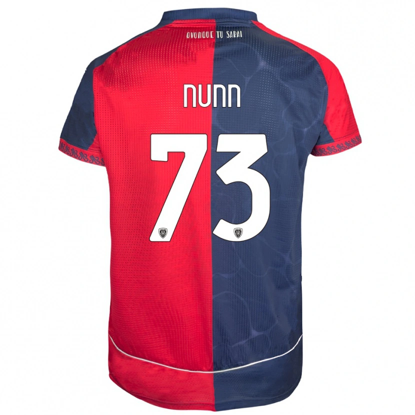 Danxen Kvinnor Jack Nunn #73 Röd Marinblå Hemmatröja Matchtröjor 2025/26 Tröjor T-Tröja