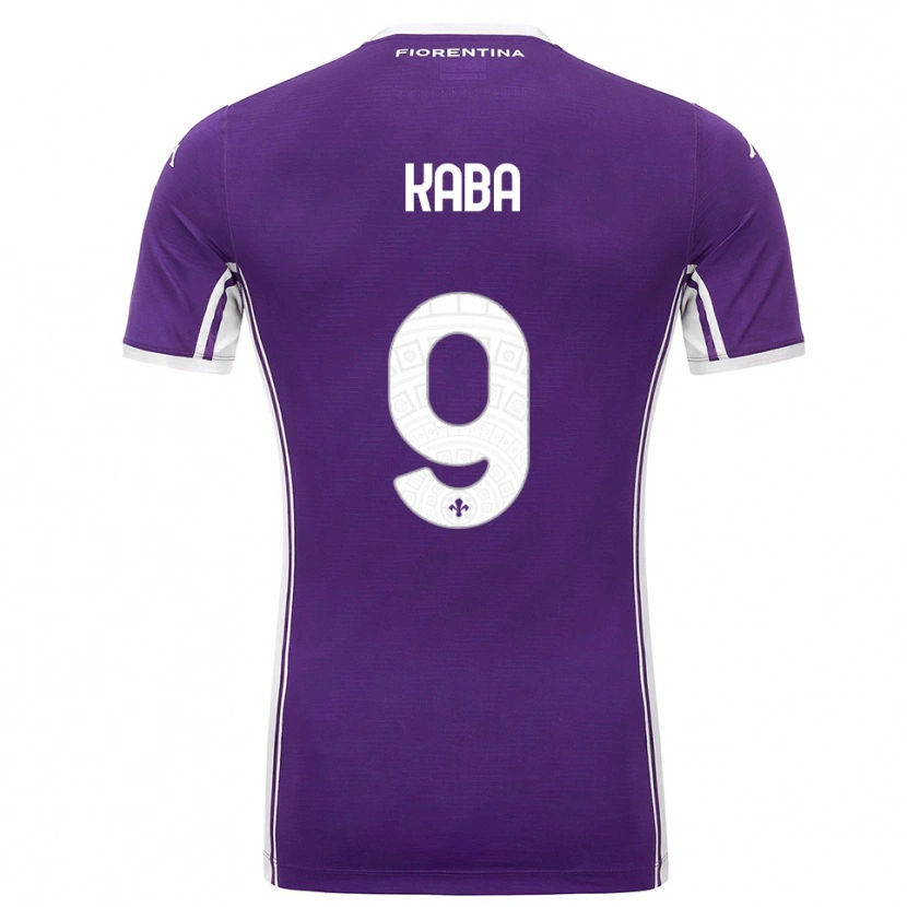 Danxen Kvinnor Karamoko Kaba #9 Lila Vit Hemmatröja Matchtröjor 2025/26 Tröjor T-Tröja