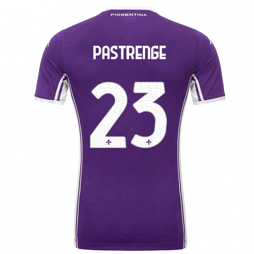 Danxen Kvinnor Lucia Pastrenge #23 Lila Vit Hemmatröja Matchtröjor 2025/26 Tröjor T-Tröja