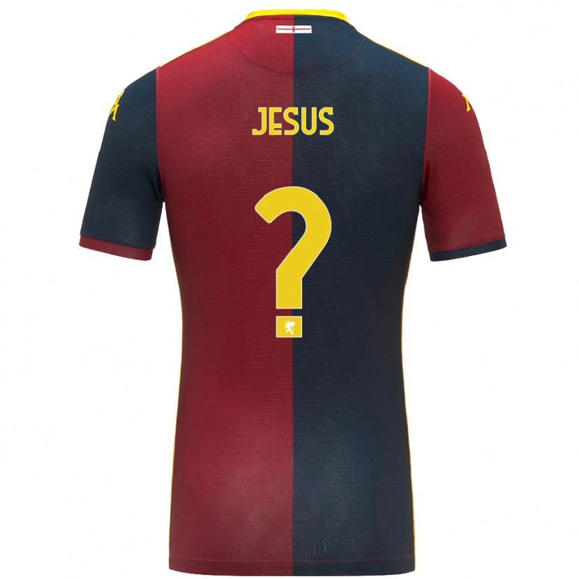 Danxen Kvinnor Elton Jesus #0 Röd Kungsblå Hemmatröja Matchtröjor 2025/26 Tröjor T-Tröja