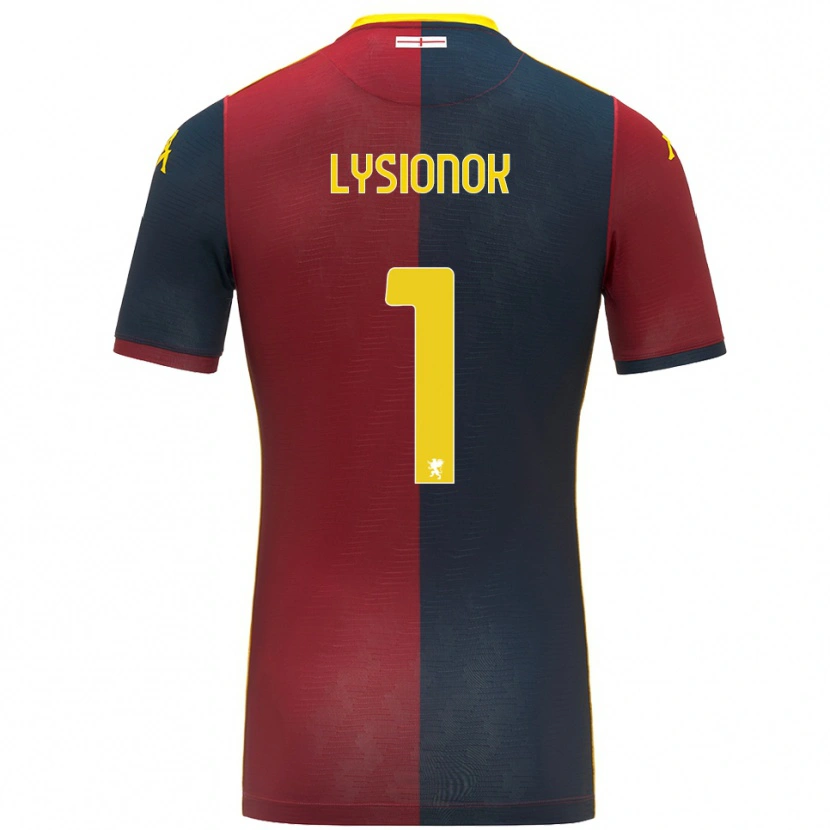 Danxen Kvinnor Ernestas Lysionok #1 Röd Kungsblå Hemmatröja Matchtröjor 2025/26 Tröjor T-Tröja