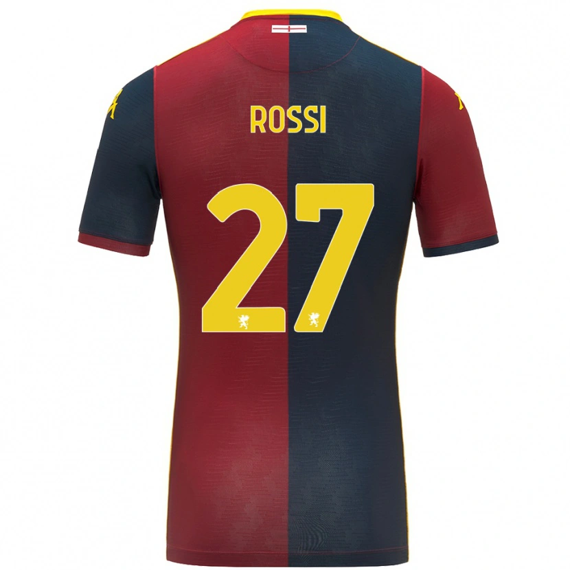 Danxen Kvinnor Lucrezia Rossi #27 Röd Kungsblå Hemmatröja Matchtröjor 2025/26 Tröjor T-Tröja