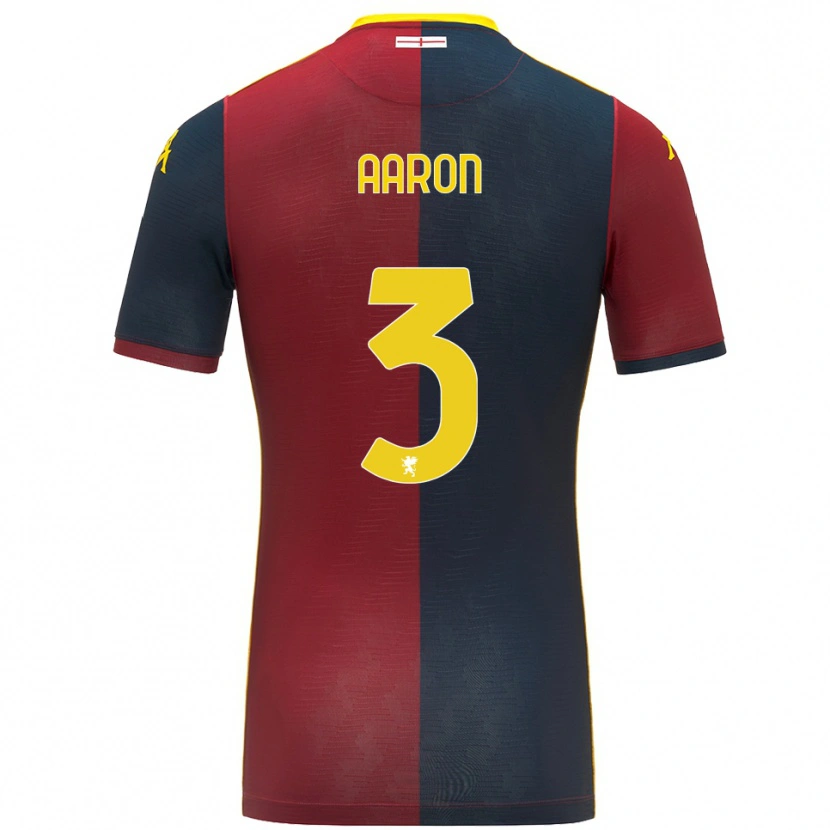Danxen Kvinnor Aarón Martín #3 Röd Kungsblå Hemmatröja Matchtröjor 2025/26 Tröjor T-Tröja