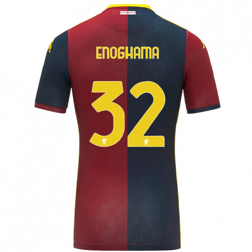 Danxen Kvinnor Isaac Enoghama #32 Röd Kungsblå Hemmatröja Matchtröjor 2025/26 Tröjor T-Tröja
